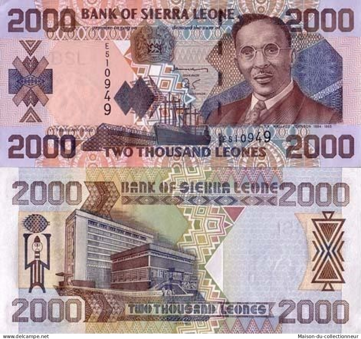 Billets Collection Sierra Leone Pk N° 27 - 2000 Leones - Sierra Leone