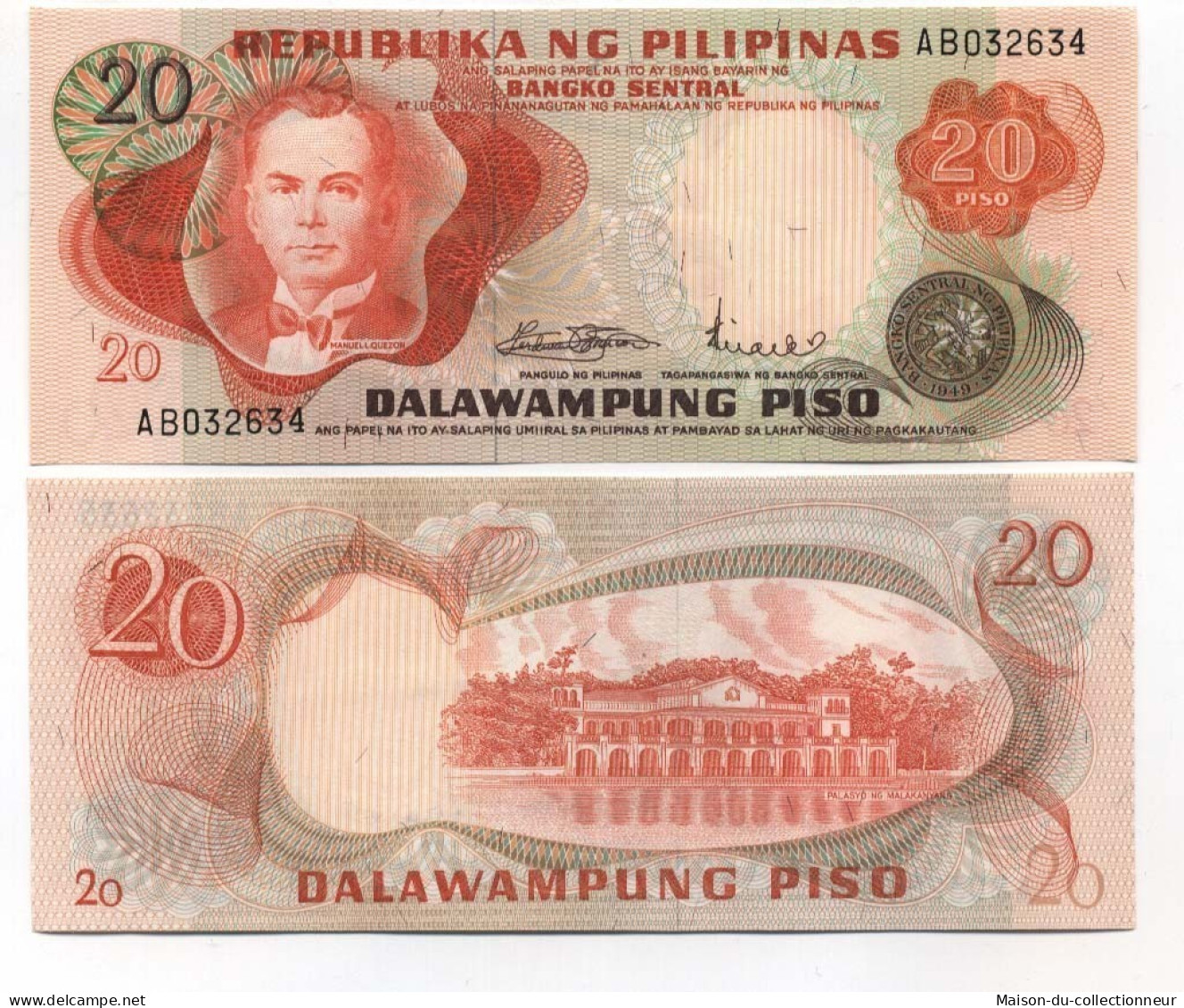 Billets De Banque PHILIPPINES Pk N° 155 - 20 Pesos - Philippines