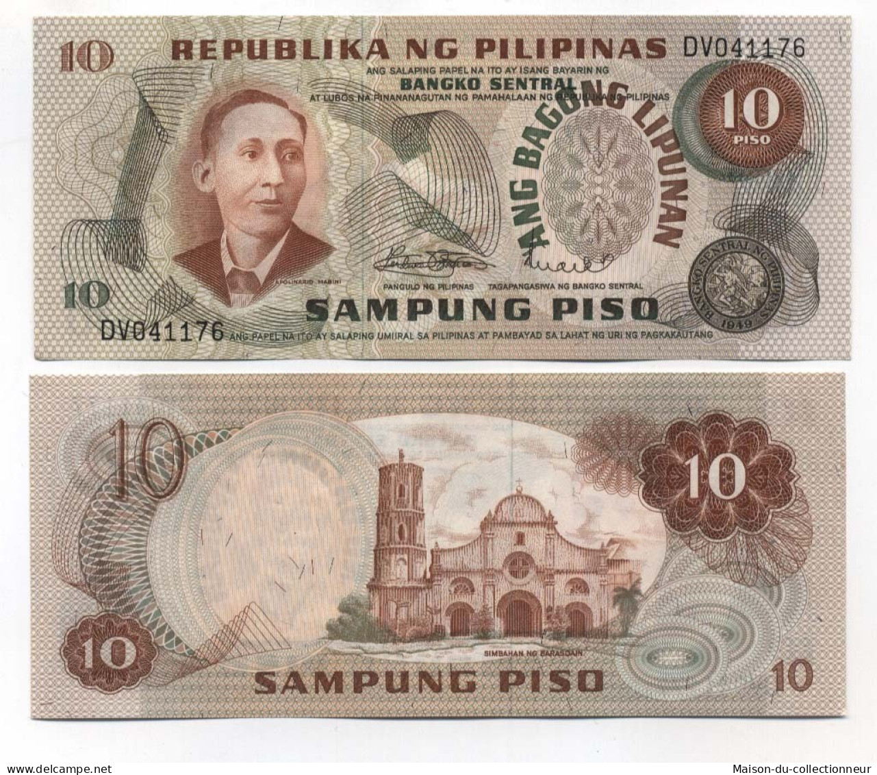 Billets Collection Philippines Pk N° 161 - 10 Pesos - Philippines