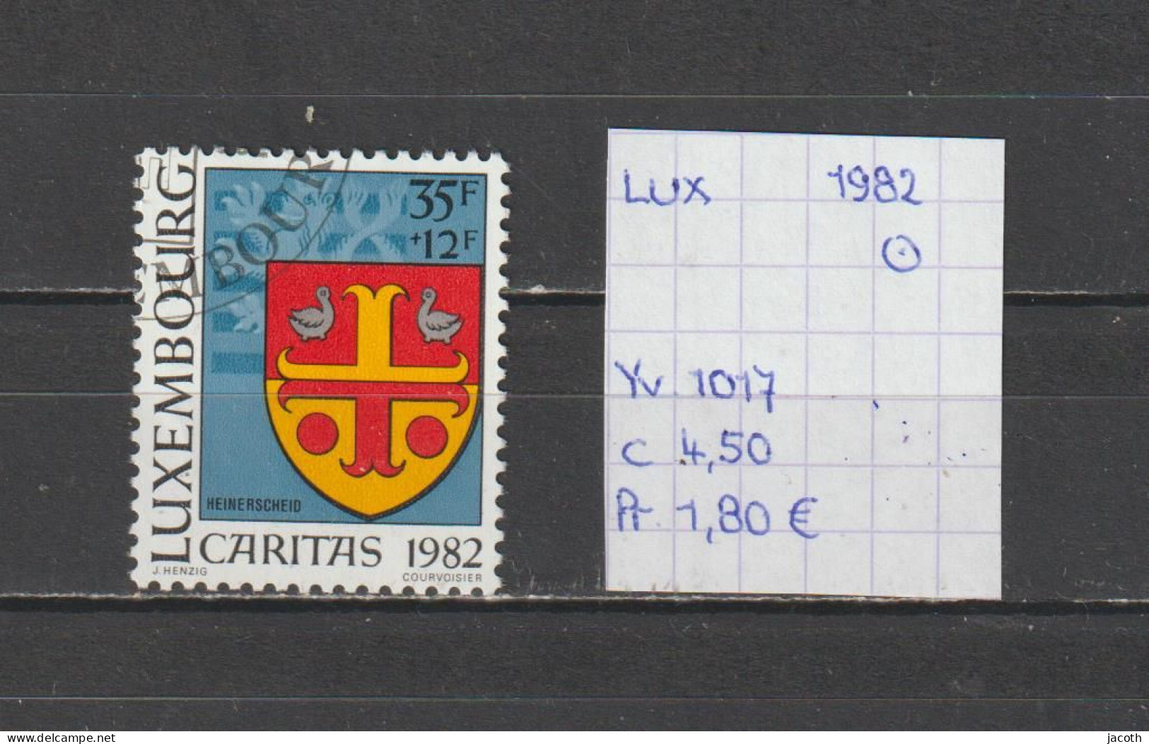 (TJ) Luxembourg 1982 - YT 1017 (gest./obl./used) - Used Stamps