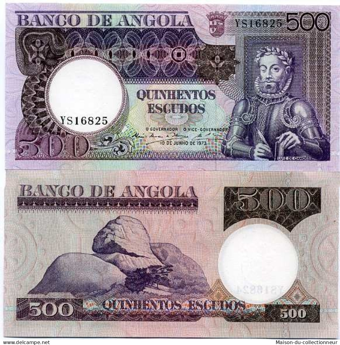 Billets Collection Angola Pk N° 107 - 500 Escudos - Angola