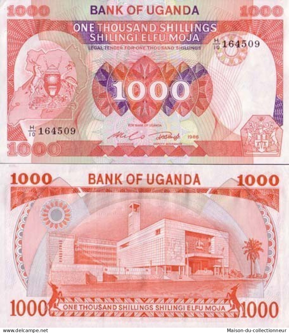 Billets Collection Ouganda Pk N° 26 - 1000 Shilling - Ouganda