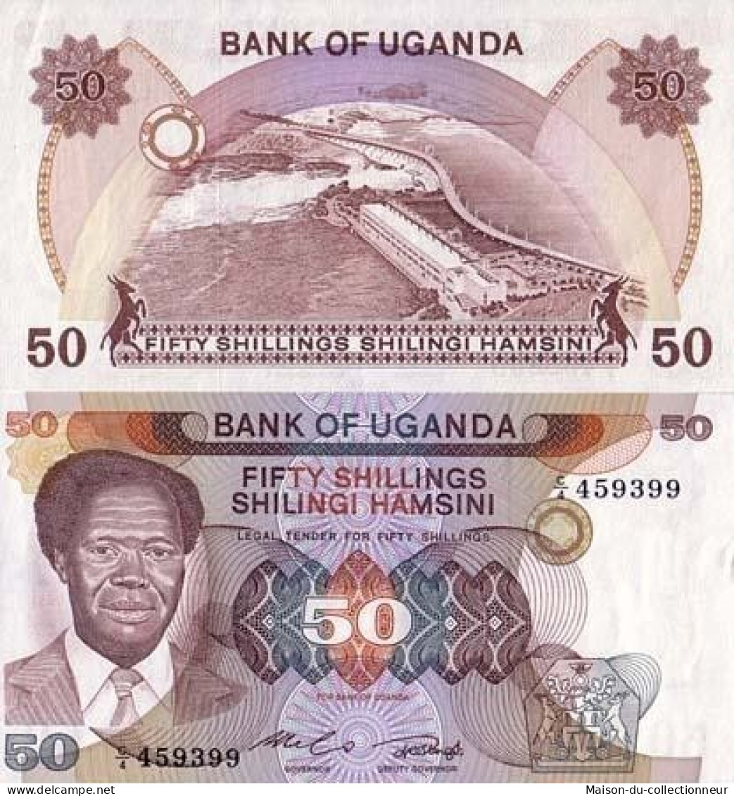 Billet De Collection Ouganda Pk N° 20 - 50 Shillings - Oeganda