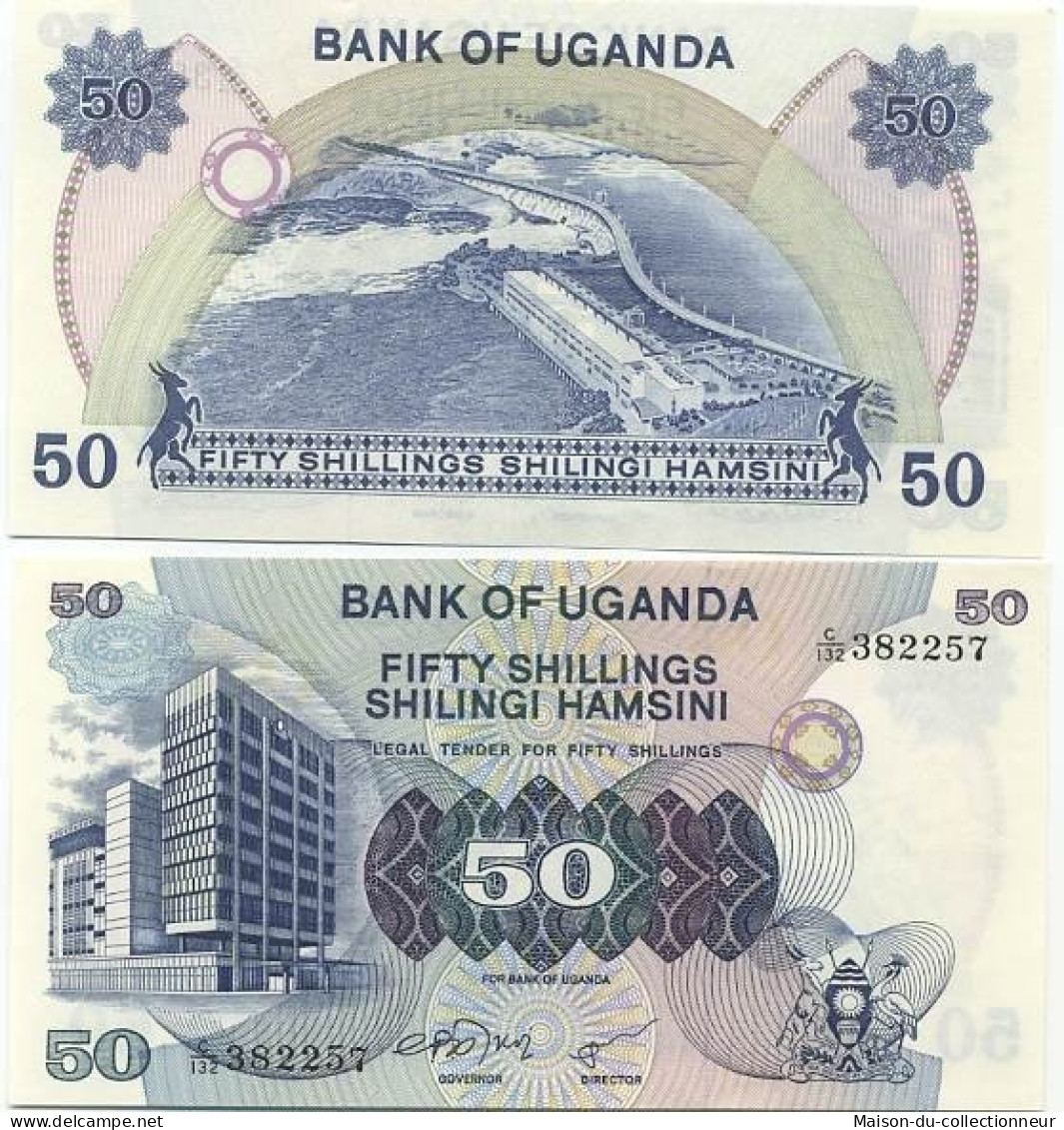 Billets Collection Ouganda Pk N° 13 - 50 Shillings - Oeganda