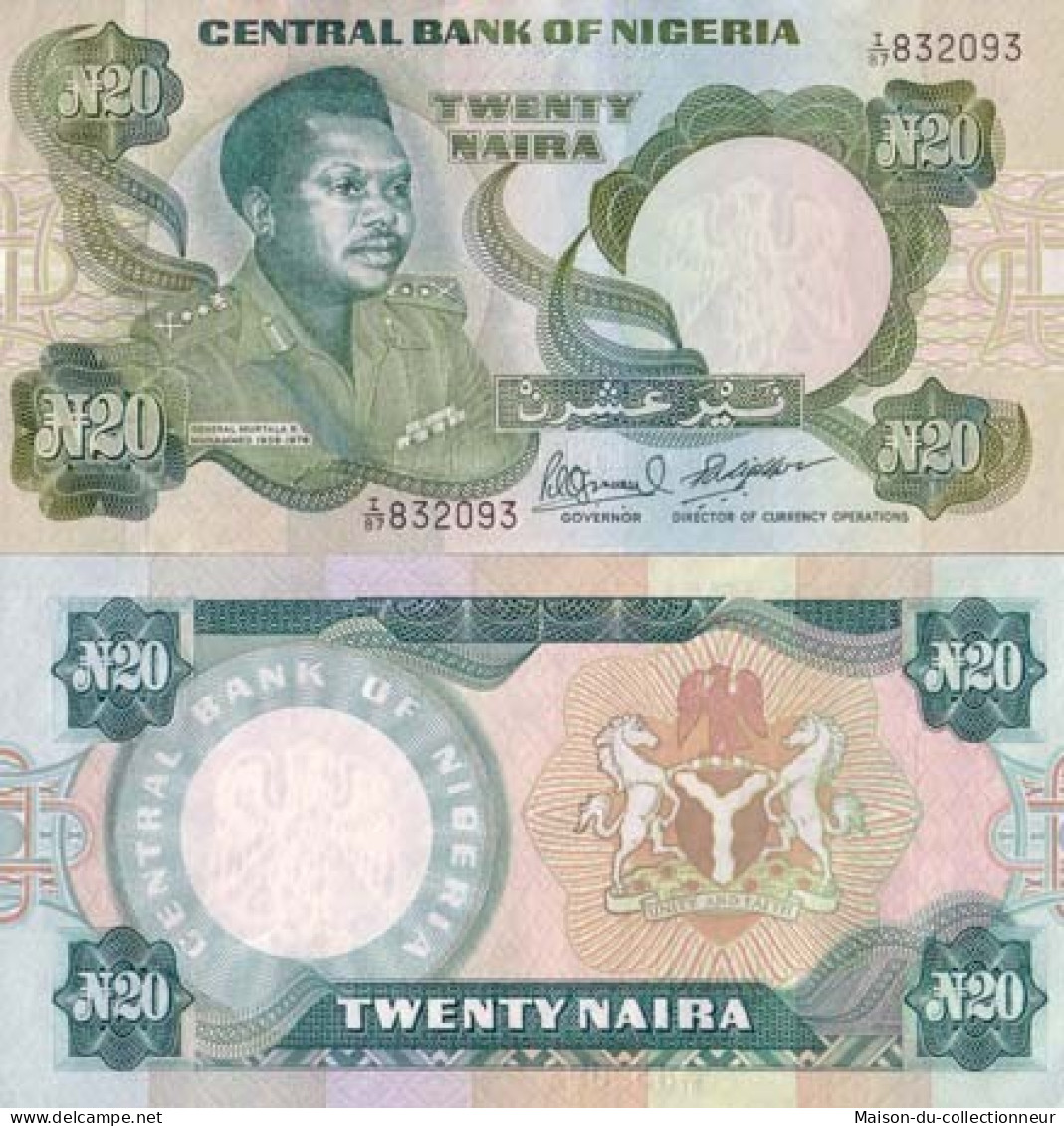 Billets Banque Nigeria Pk N° 26 - 20 Naira - Nigeria