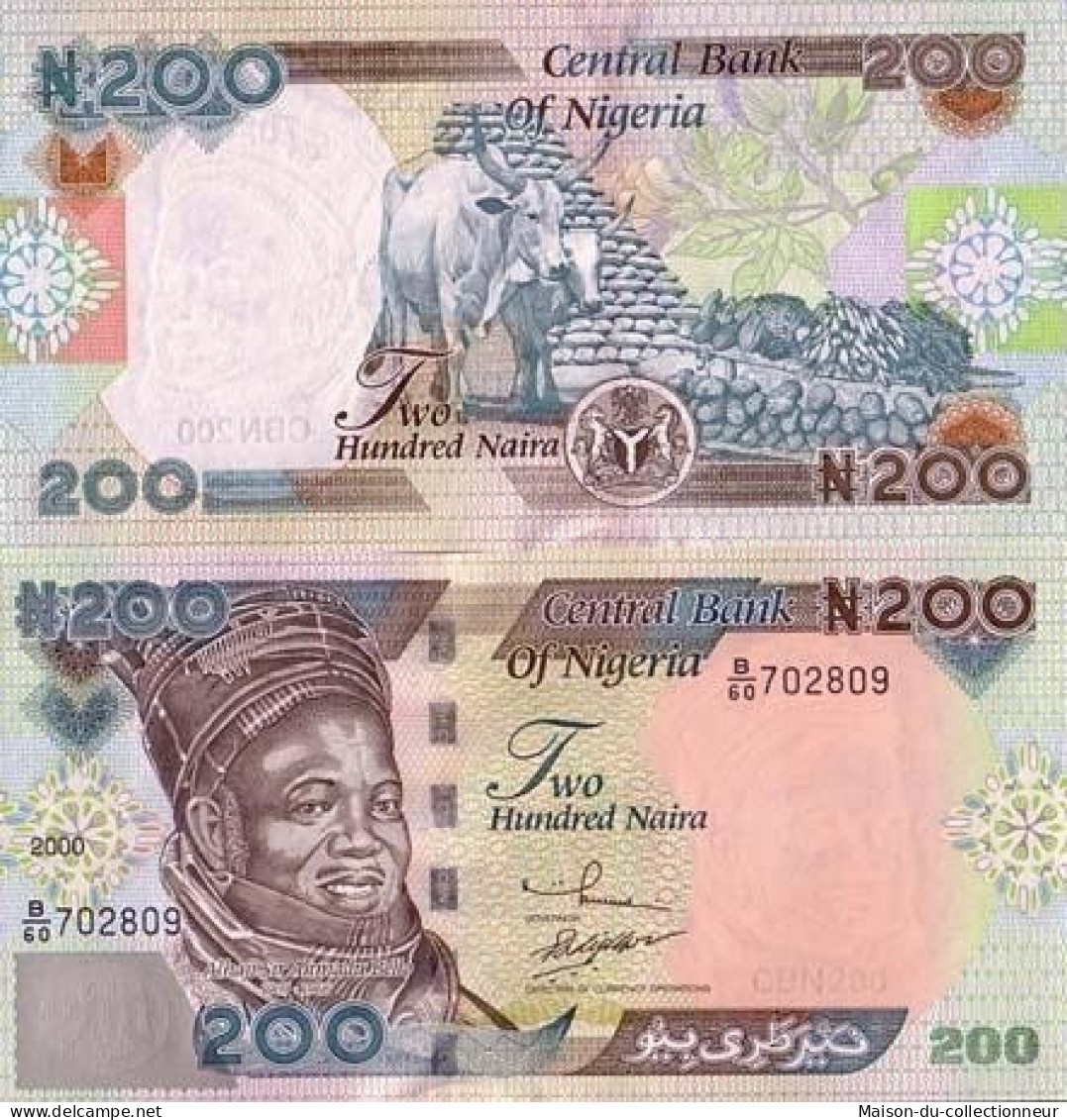 Billets Banque Nigeria Pk N° 29 - 200 Naira - Nigeria