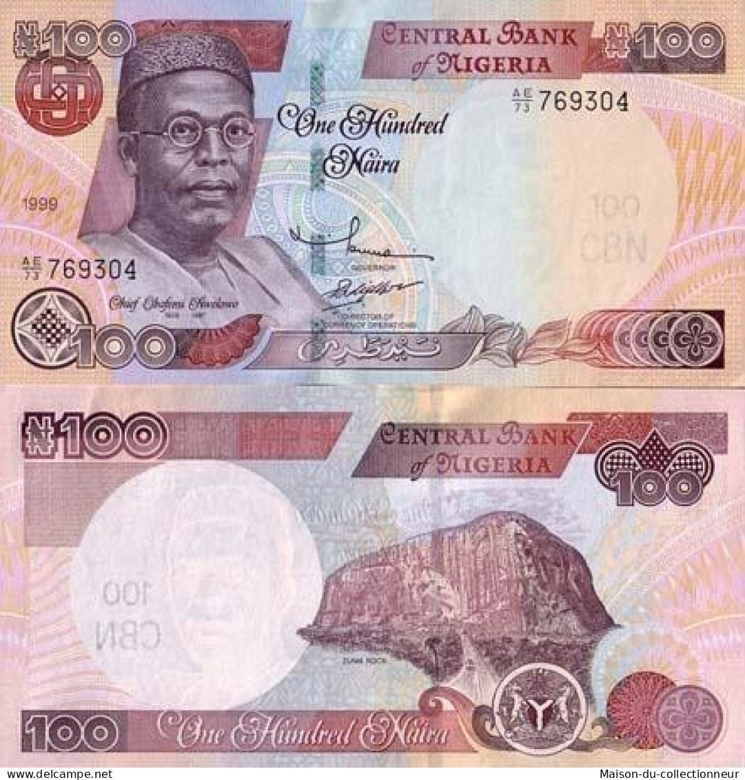 Billet De Banque Nigeria Pk N° 28 - 100 Naira - Nigeria