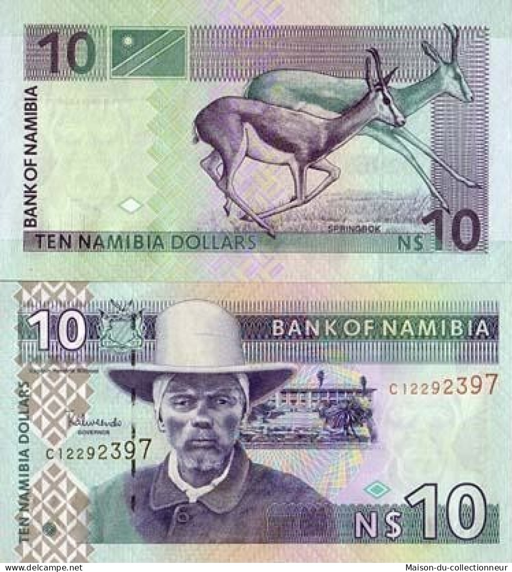 Billet De Collection Namibie Pk N° 4 - 10 Dollars - Namibie