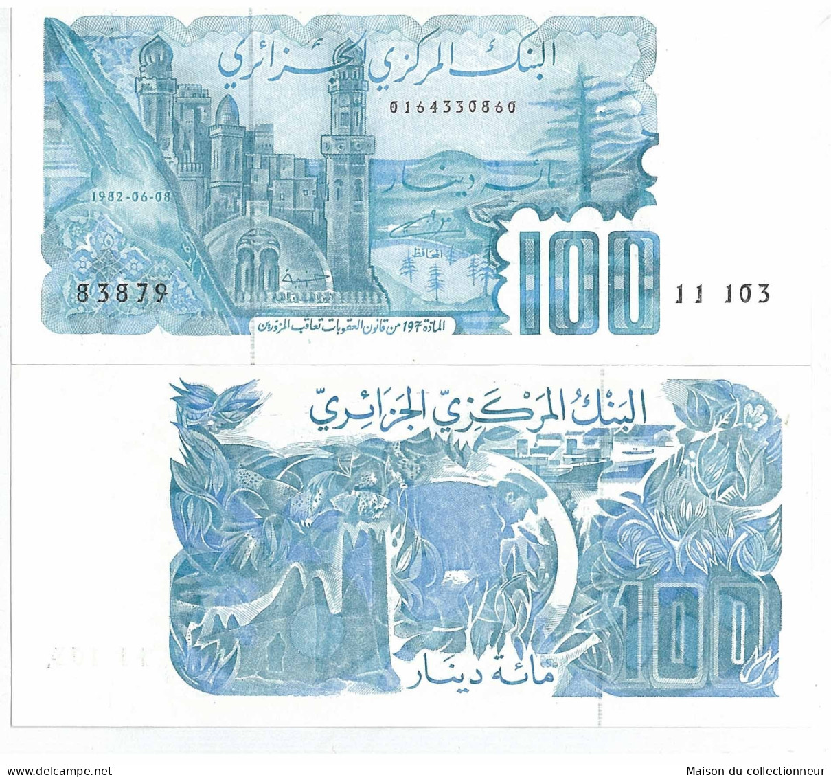 Billet De Collection Algerie Pk N° 134 - 100 Dinars - Algerije