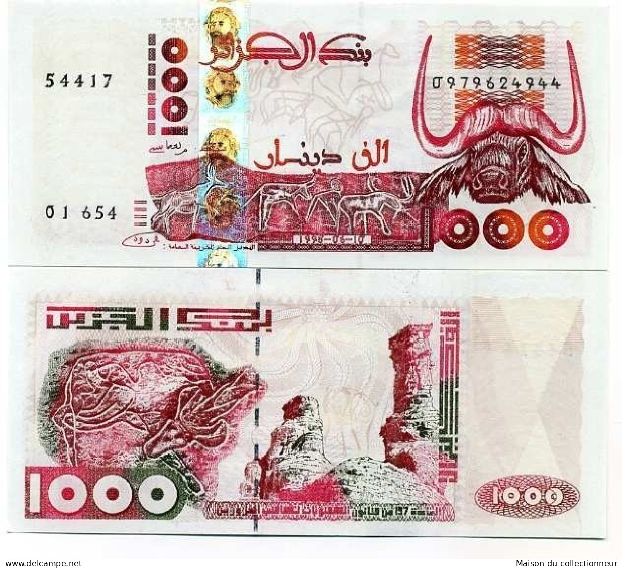 Billet De Banque Algerie Pk N° 142 - 1000 Dinars - Algerije