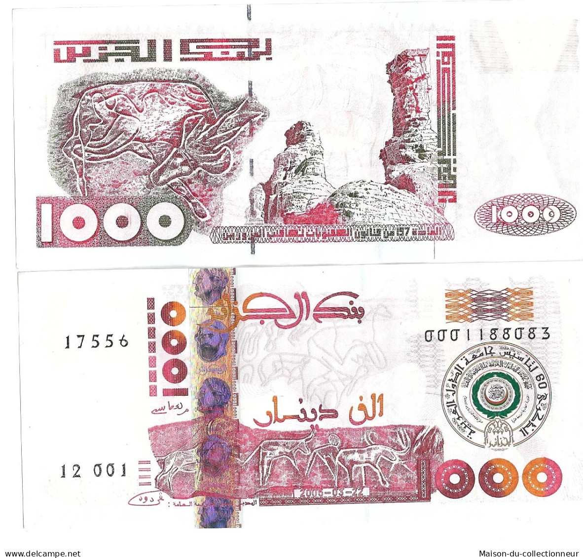 Billets Collection Algerie Pk N° 140 - 1000 Dinars - Algeria