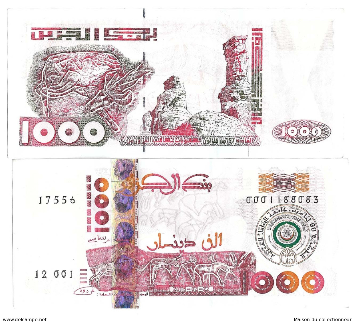 Billet De Collection Algerie Pk N° 143 - 1000 Dinars - Algerien