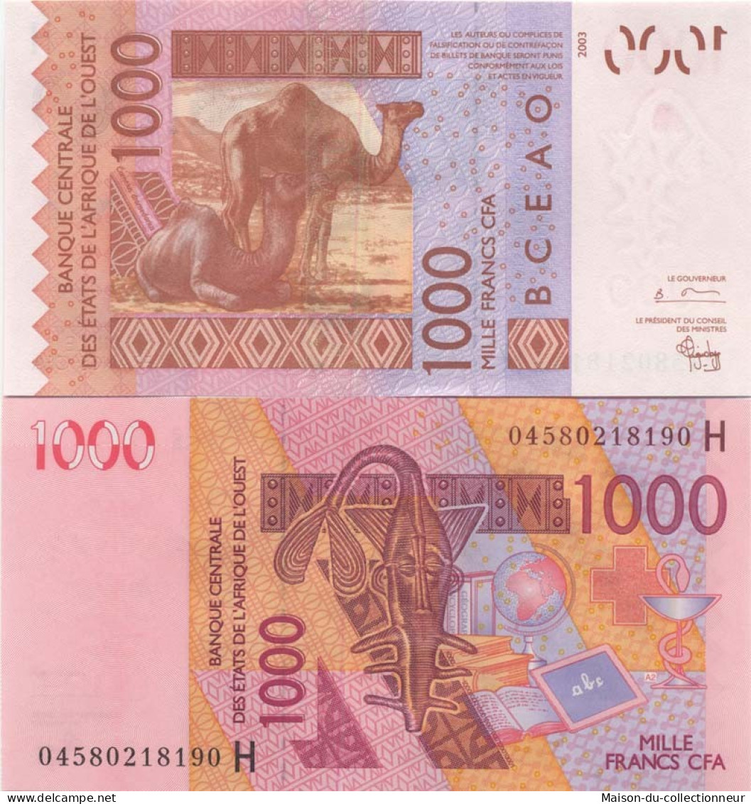 Billets De Banque Afrique De L'ouest Niger Pk N° 615 - 1000 Francs - Niger