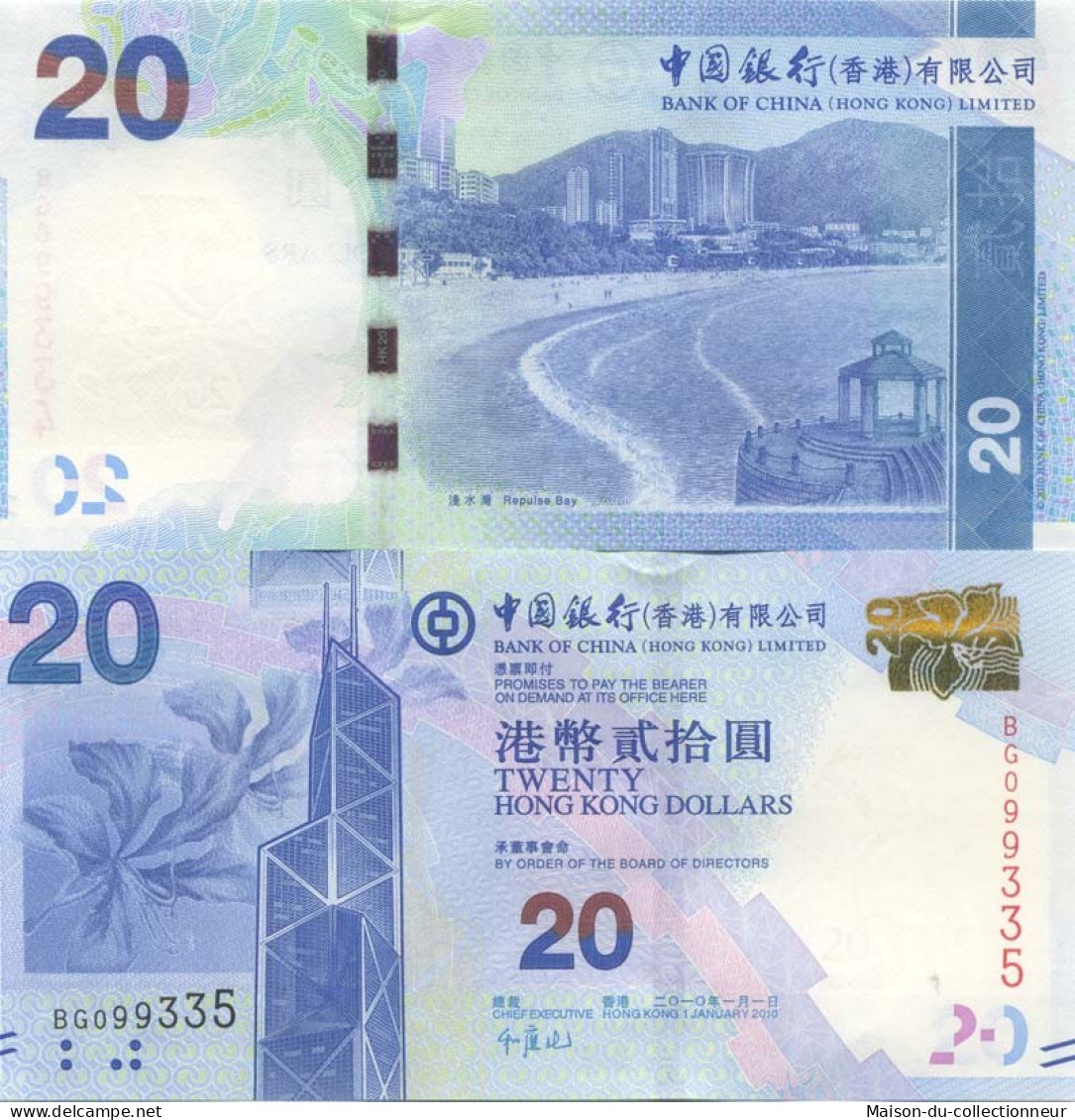 Billets Banque Hong Kong Pk N° 341NEW 20 - 20 Dollars - Hong Kong