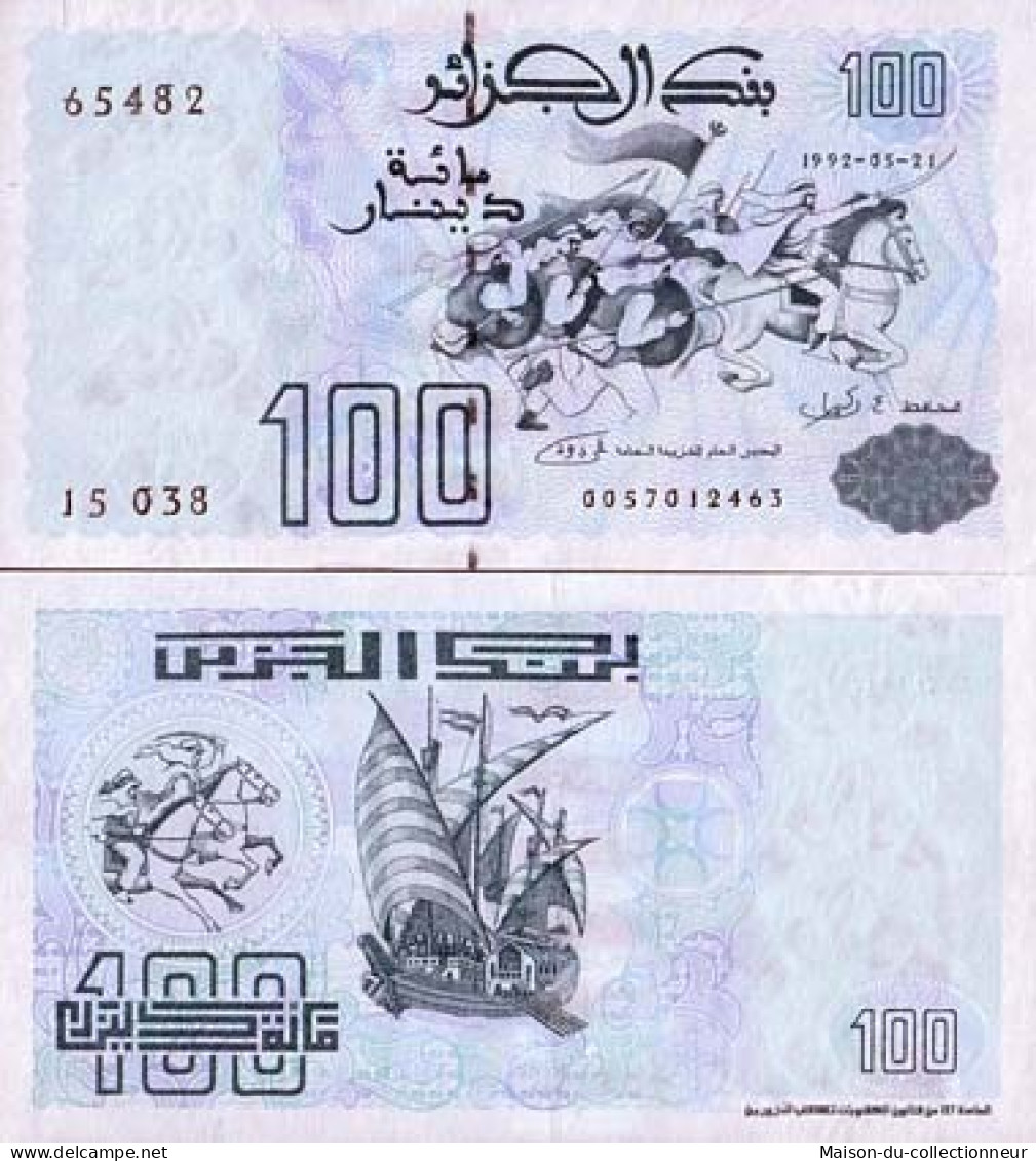 Billet De Collection Algerie Pk N° 137 - 100 Dinars - Algerien