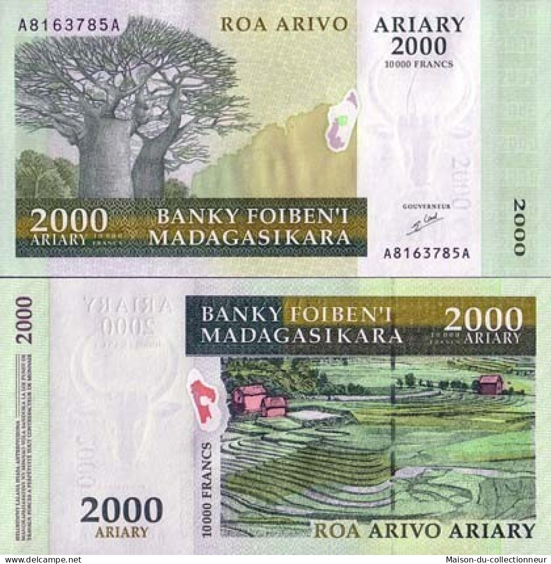 Billets Banque MADAGASCAR Pk N° 83 - 2000 ARYARY - Madagaskar