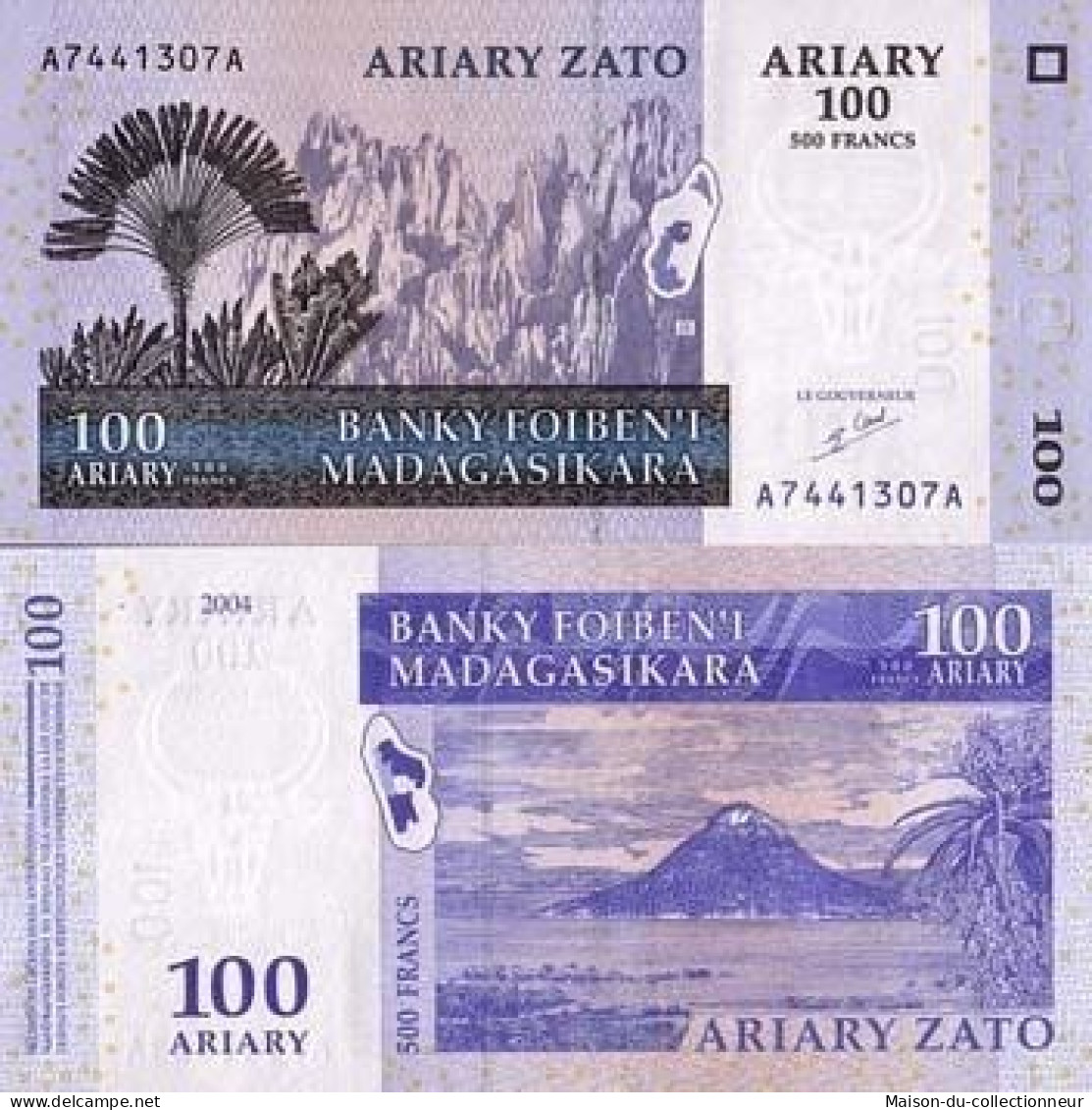 Billets Banque MADAGASCAR Pk N° 86 - 100 ARIARY - Madagaskar