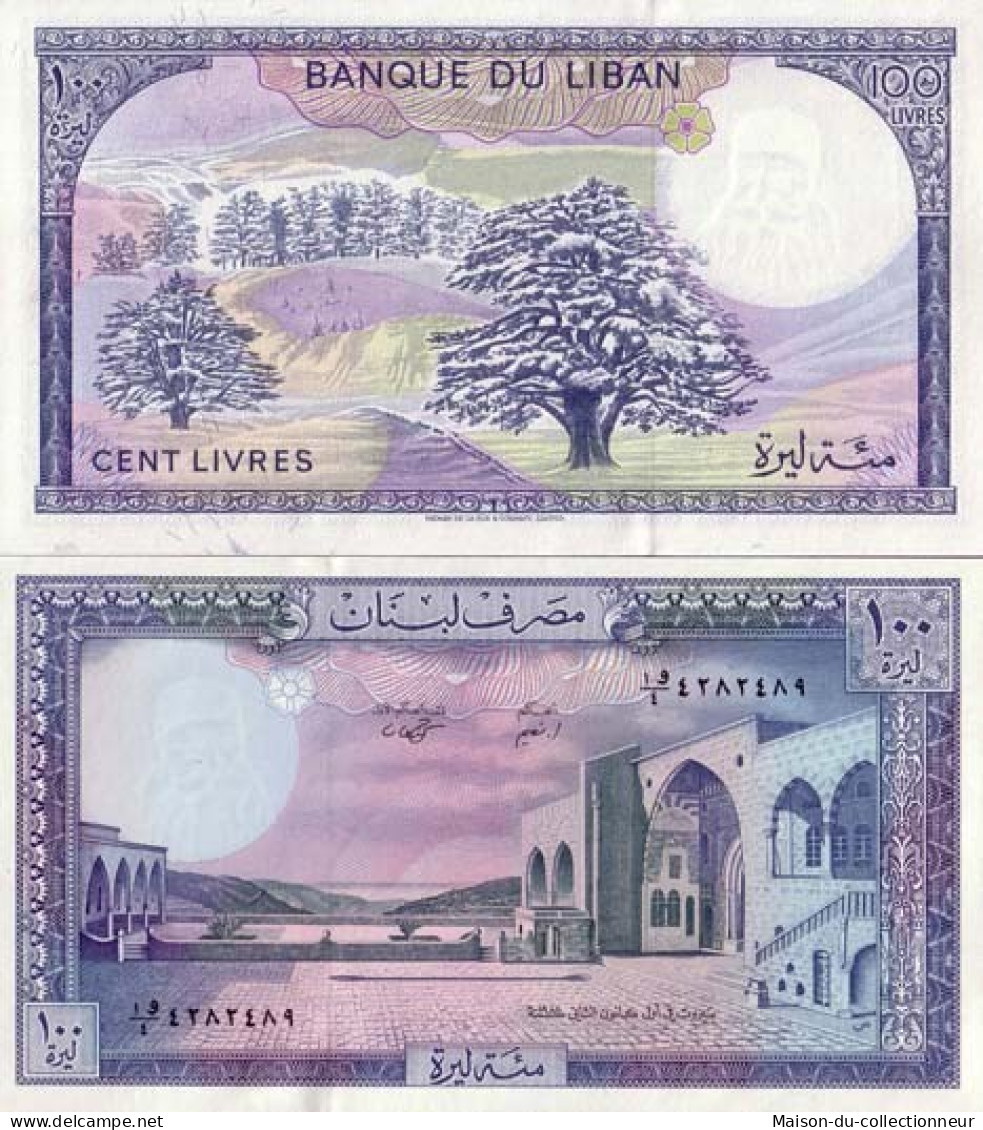 Billets De Banque Liban Pk N° 66 - 100 Livres - Libanon