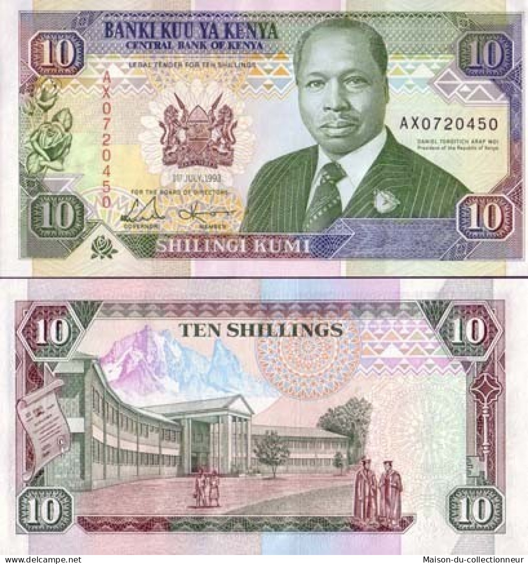 Billets De Banque Kenya Pk N° 24 - 10 Shillings - Kenya