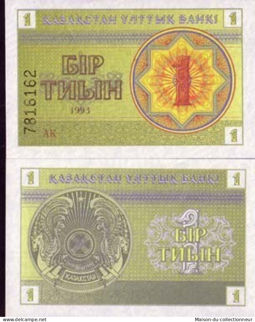 Billet De Collection Kazakhstan Pk N°  1 - 1 Tyin - Kazakhstan