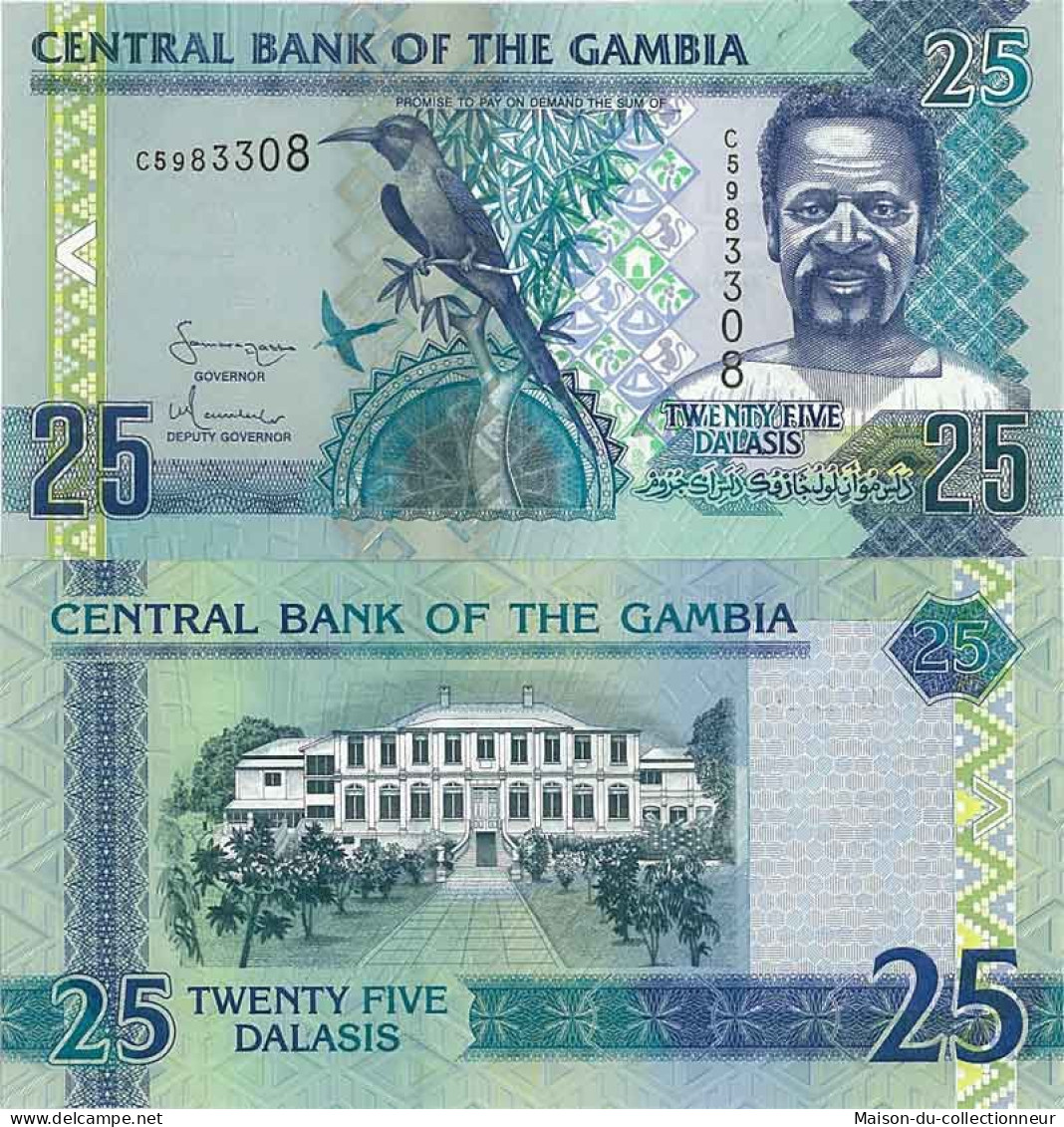 Billets De Banque Gambie Pk N° 27 - 25 Dalasis - Gambia