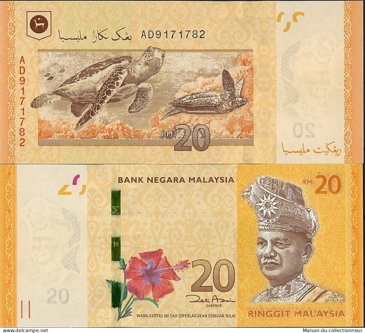 Billets De Banque Malaisie Pk N° 54 20 - 20 Ringgit - Malaysia