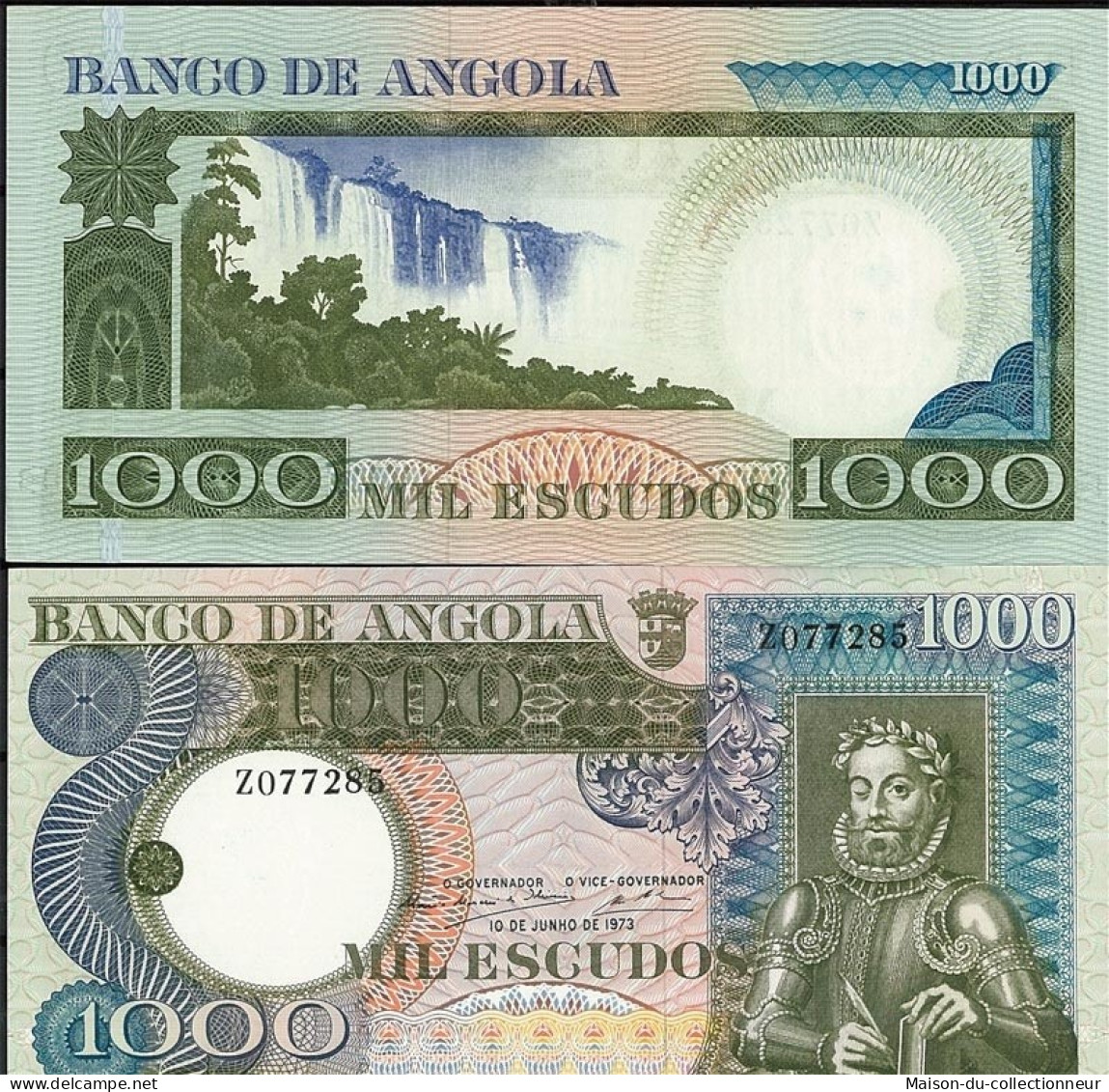 Billets De Banque Angola Pk N° 108 - 108 Escudos - Angola