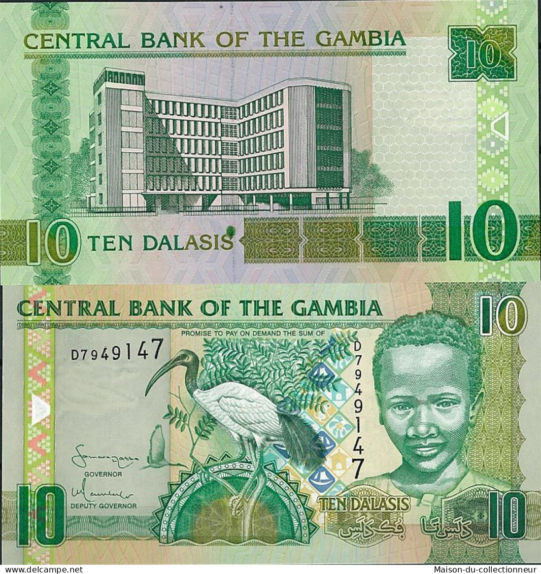 Gambie - Pk N° 26 - Billet De Banque De 10 Dalasis - Gambie