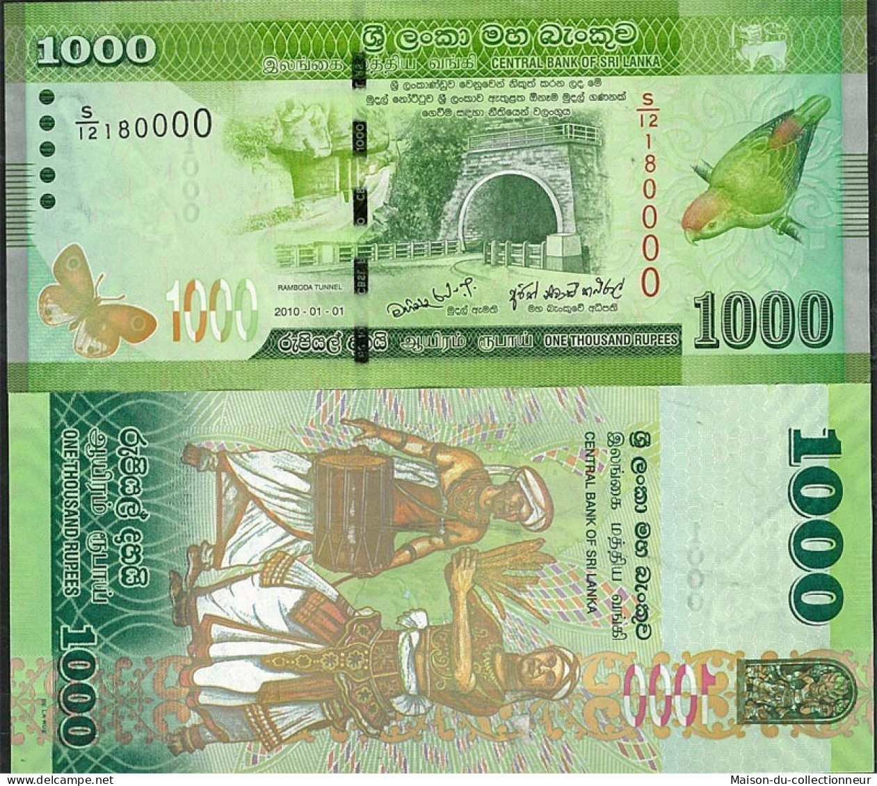 Billet De Banque Sri Lanka Pk N° 127 Billet De 1000 Rupees - Sri Lanka