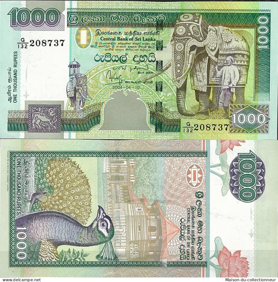 Billet De Banque Sri Lanka Pk N° 120 - De 1000 Rupees - Sri Lanka