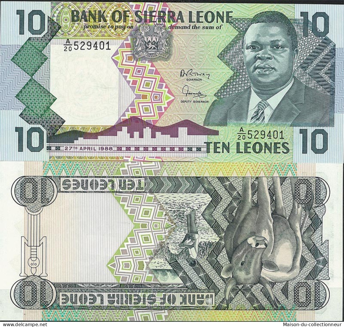 Billet De Banque Sierra Leone Pk N° 16 - De 20 Leones - Sierra Leona