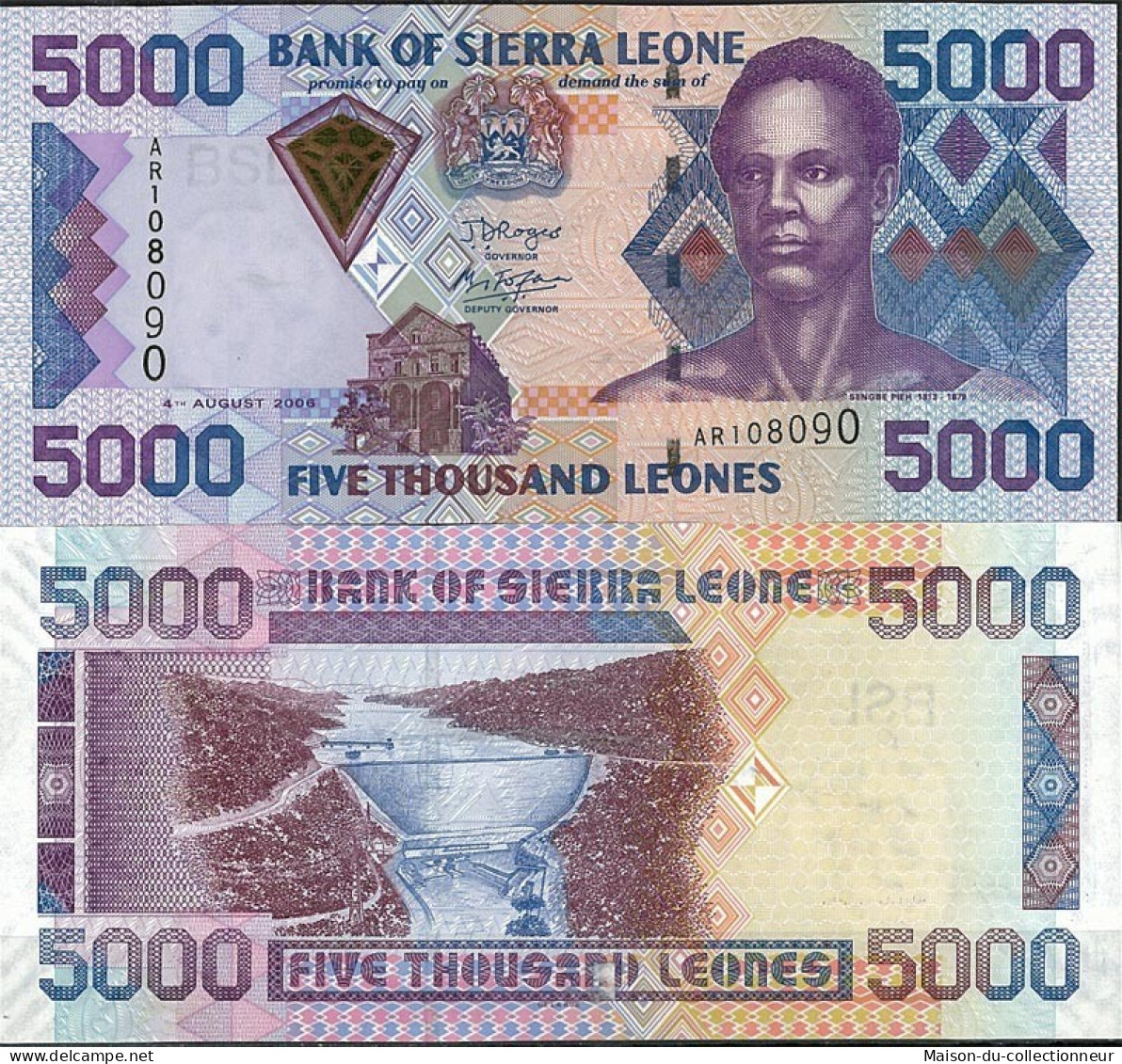 Billet De Banque Sierra Leone Pk N° 28 - De 5000 Leones - Sierra Leona