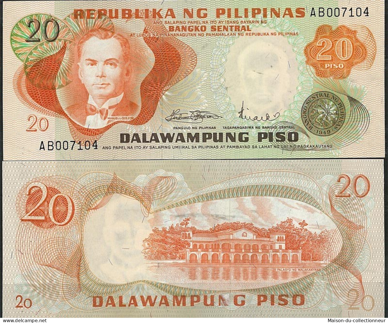 Billet De Banque Philippines Pk N° 150 - De 20 Pesos - Philippines