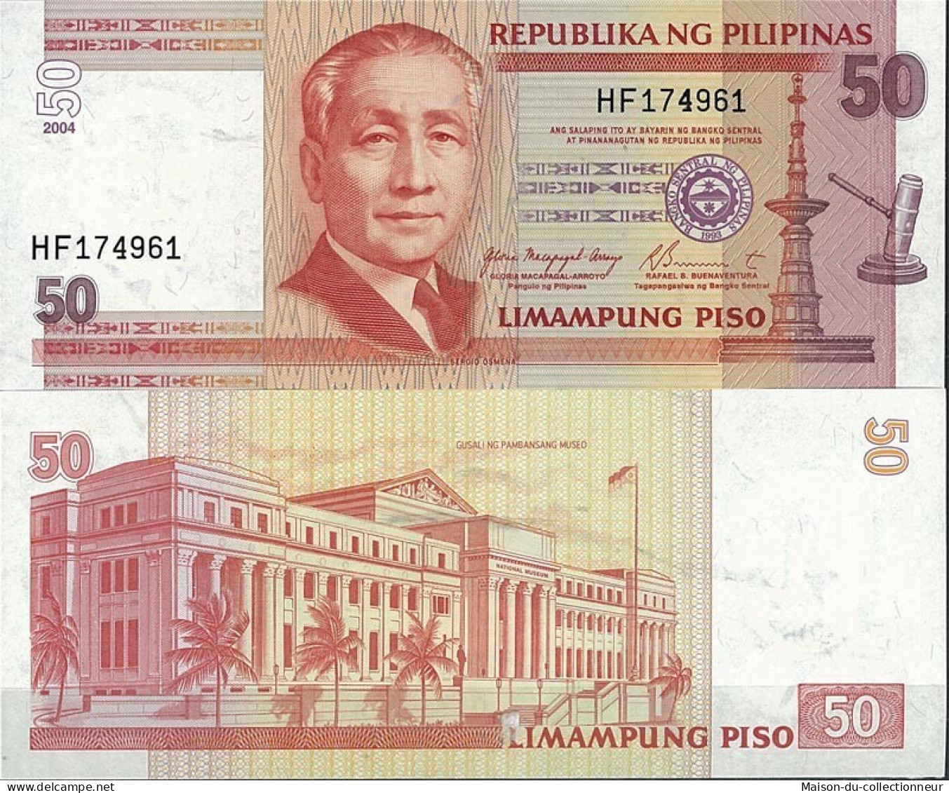 Billet De Banque Philippines Pk N° 193 - De 50 Pesos - Philippines