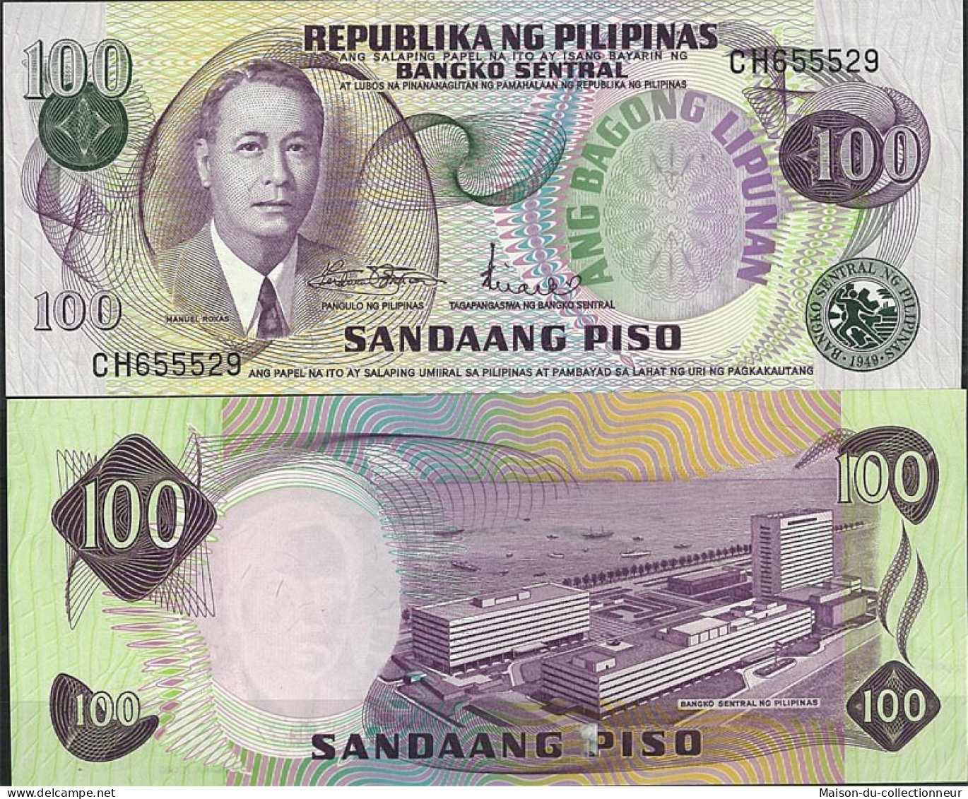 Billet De Banque Philippines Pk N° 164 - De 100 Pesos - Philippines