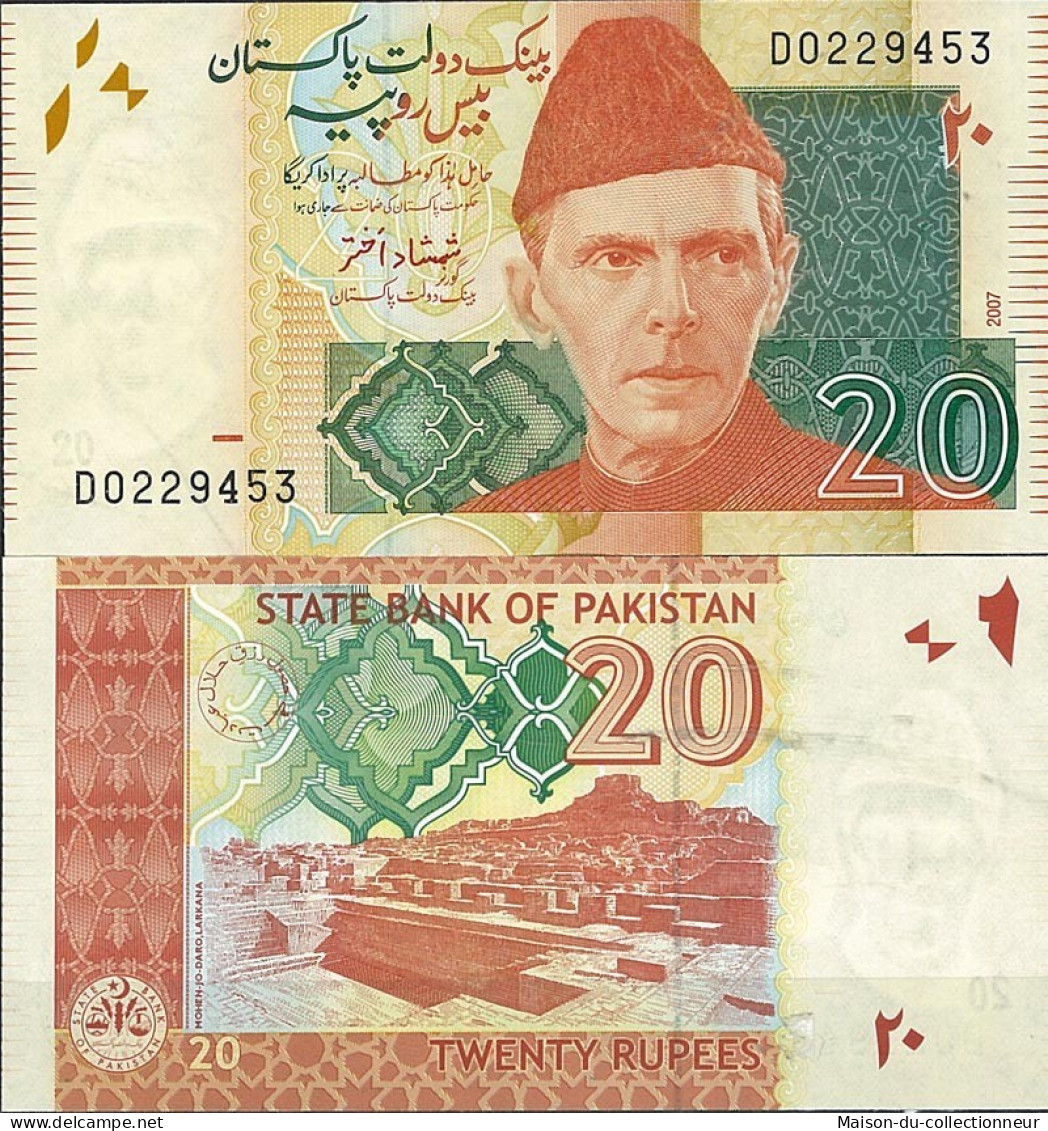 Pakistan - Pk N° 55 - Billet De Banque De 20 Ruppees - Pakistan