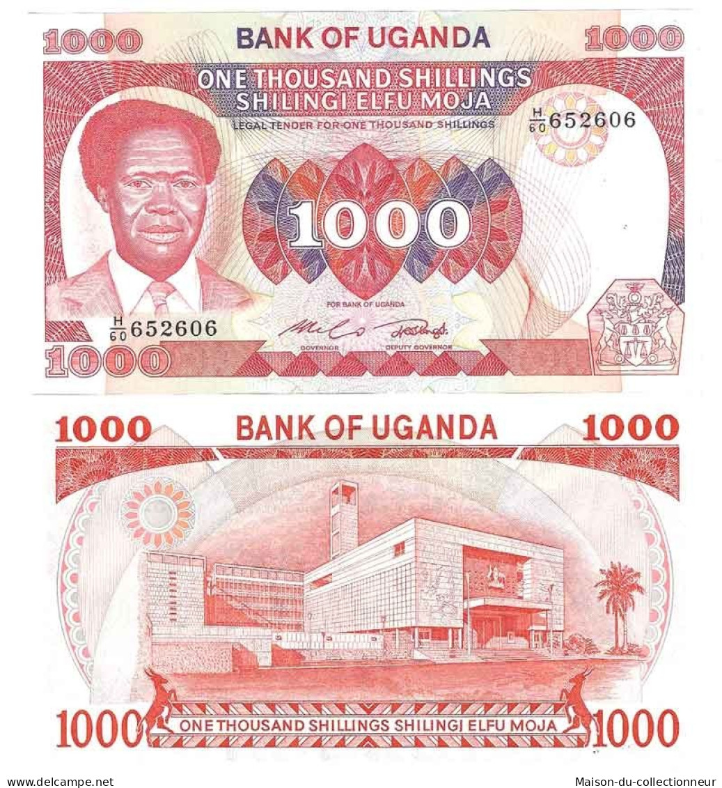 Ouganda - Pk N° 23A - Billet De Banque De 1000 Shillings - Oeganda