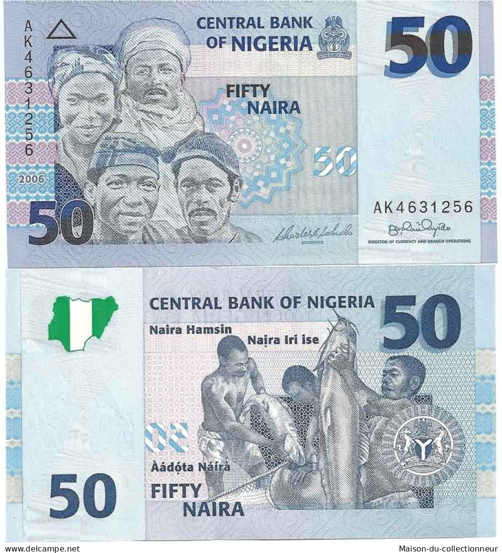 Billets De Banque Nigeria Pk N° 35 - 50 Naira - Nigeria