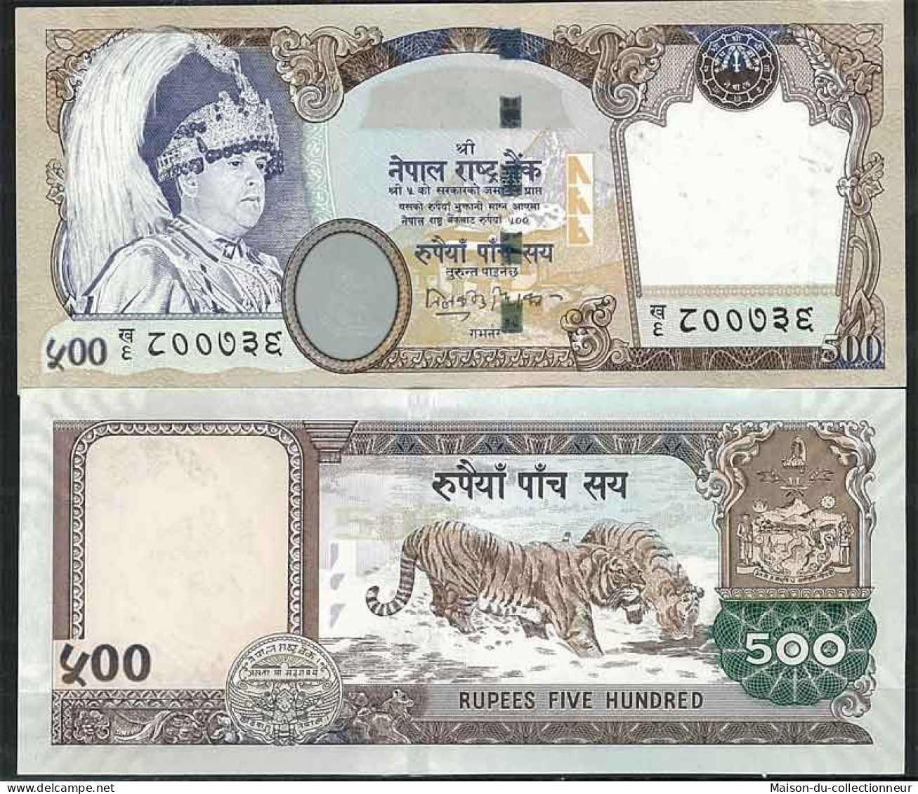 Nepal - Pk N° 50 - Billet De Banque De 500 Rupees - Nepal