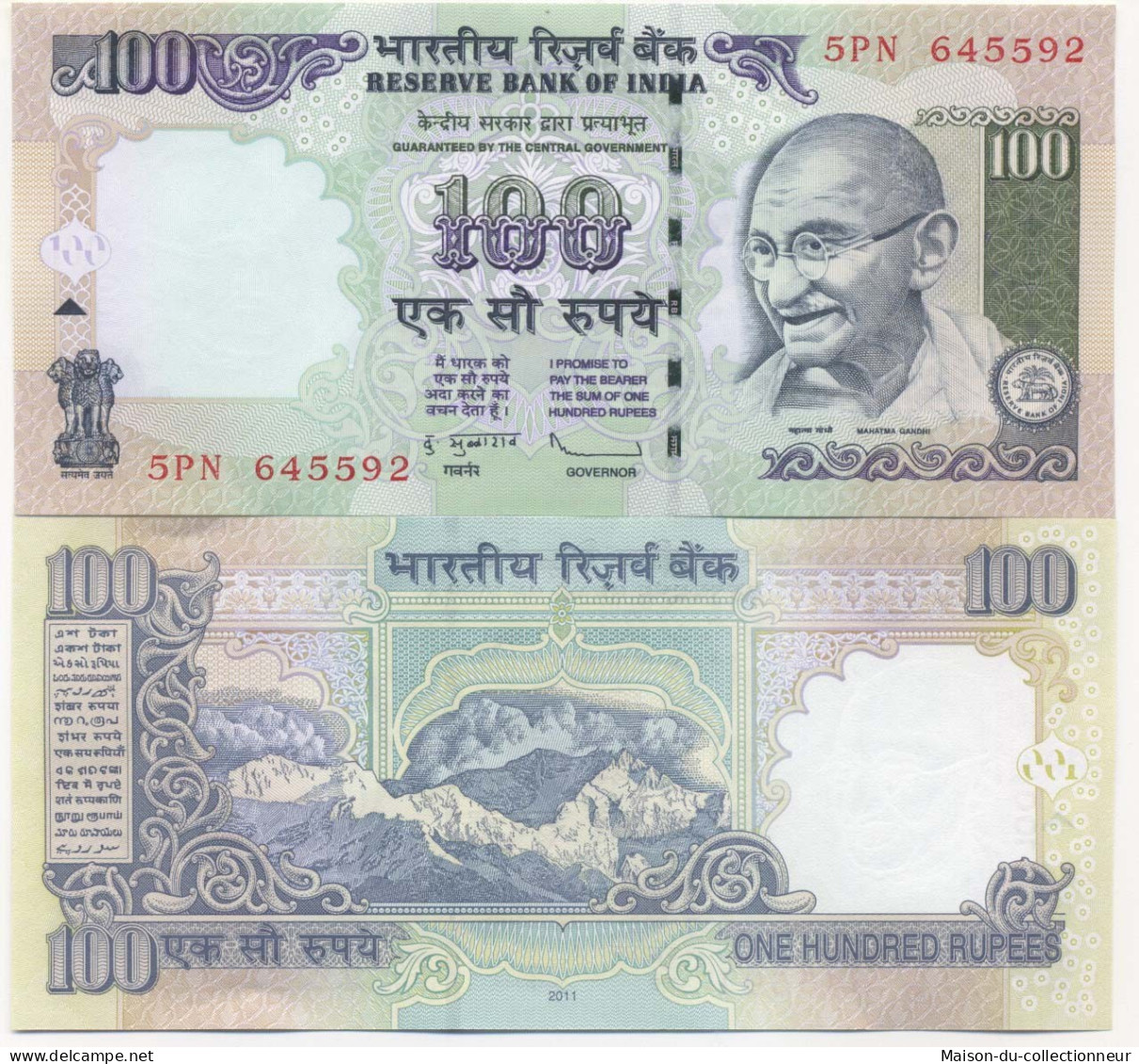 Inde - Pk 105 - Billet De Banque De 100 Rupee - Inde