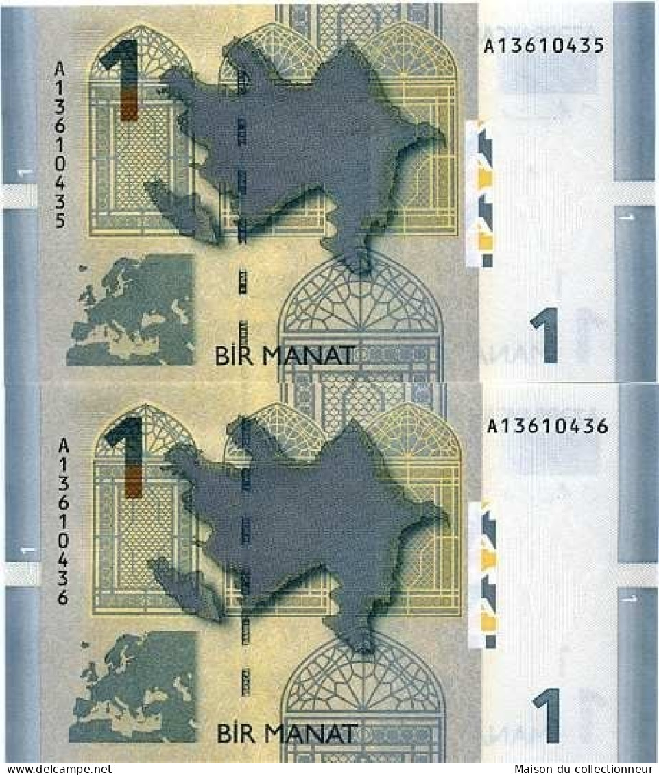 Billet De Banque Azerbaidjan Pk N° 24 - Billet De 1 Manat - Azerbaïdjan