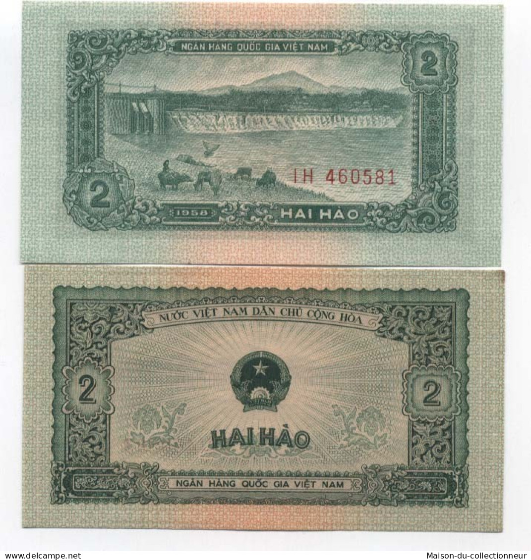 Billet De Banque Vietnam Nord Pk N° 69 - 2 Dong - Viêt-Nam