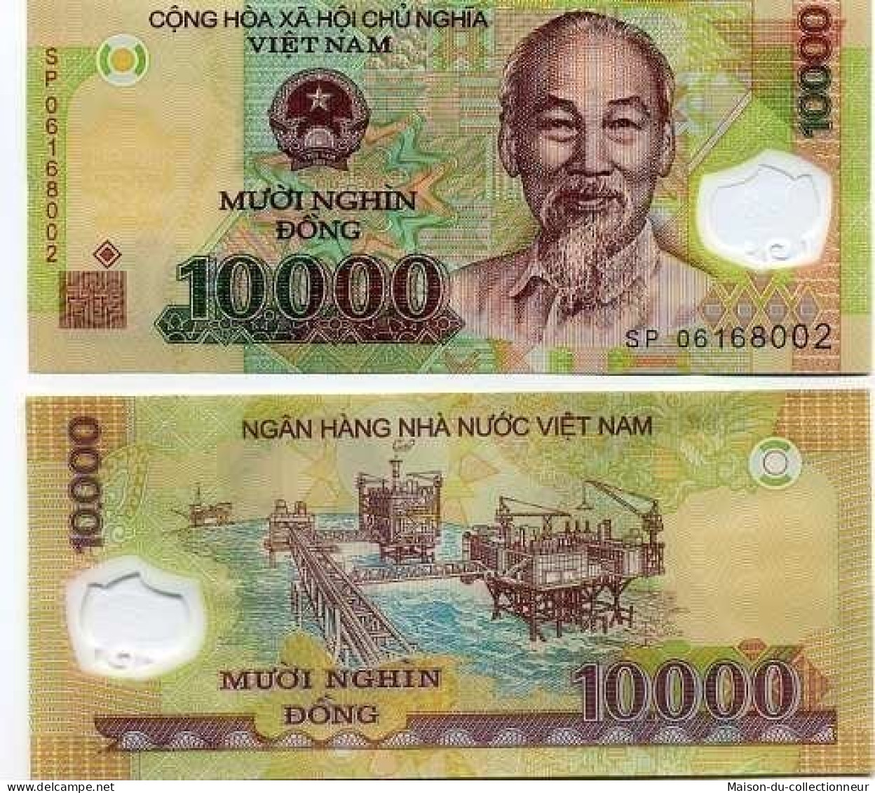 Billets Collection Vietnam Nord Pk N° 119 - 10000 Dong - Vietnam