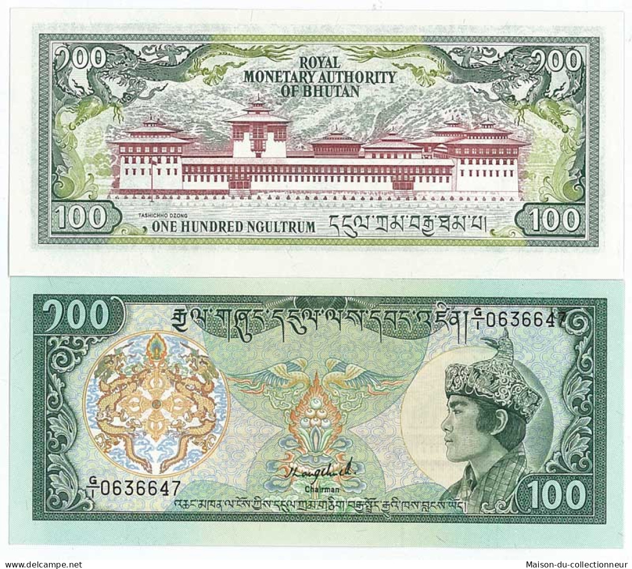 Billets Banque Bhoutan Pk N° 18 - 100 Ngultrum - Bhoutan