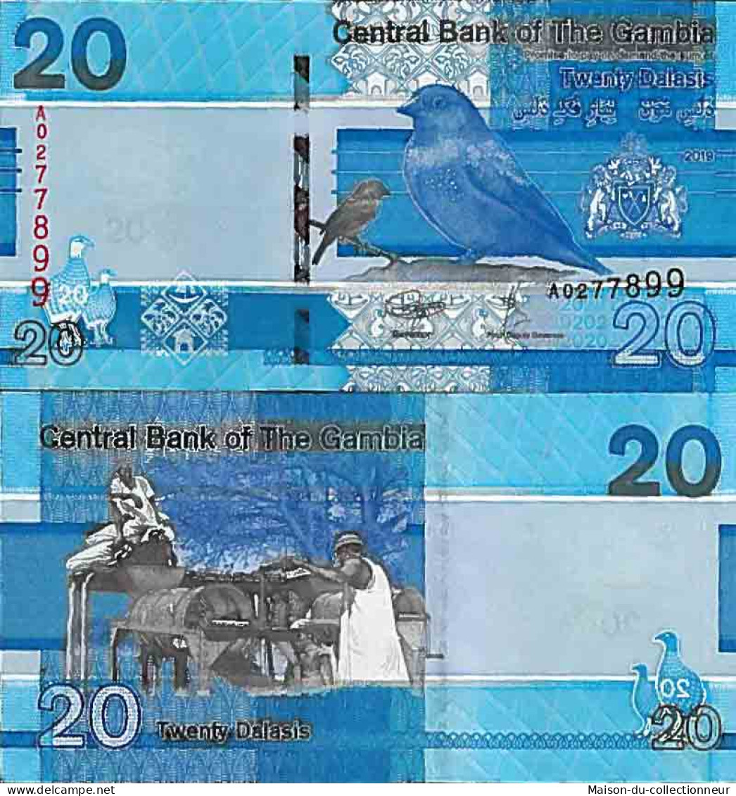 Billet De Banque Collection Gambie - W N° 39 - 20 Dalasis - Gambie