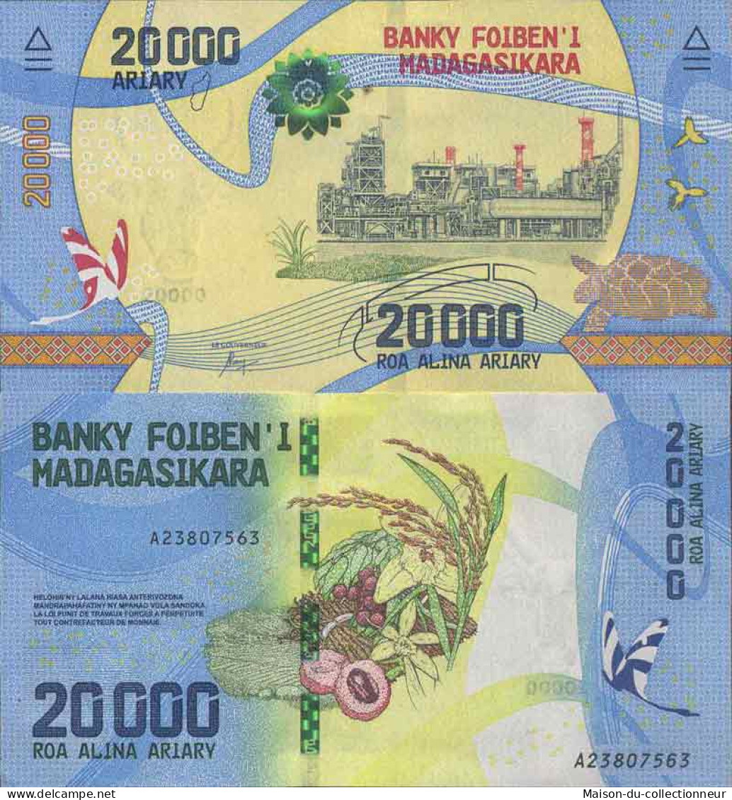 Billet De Banque Collection Madagascar - PK N° 104 - 20 000 Franc - Madagaskar