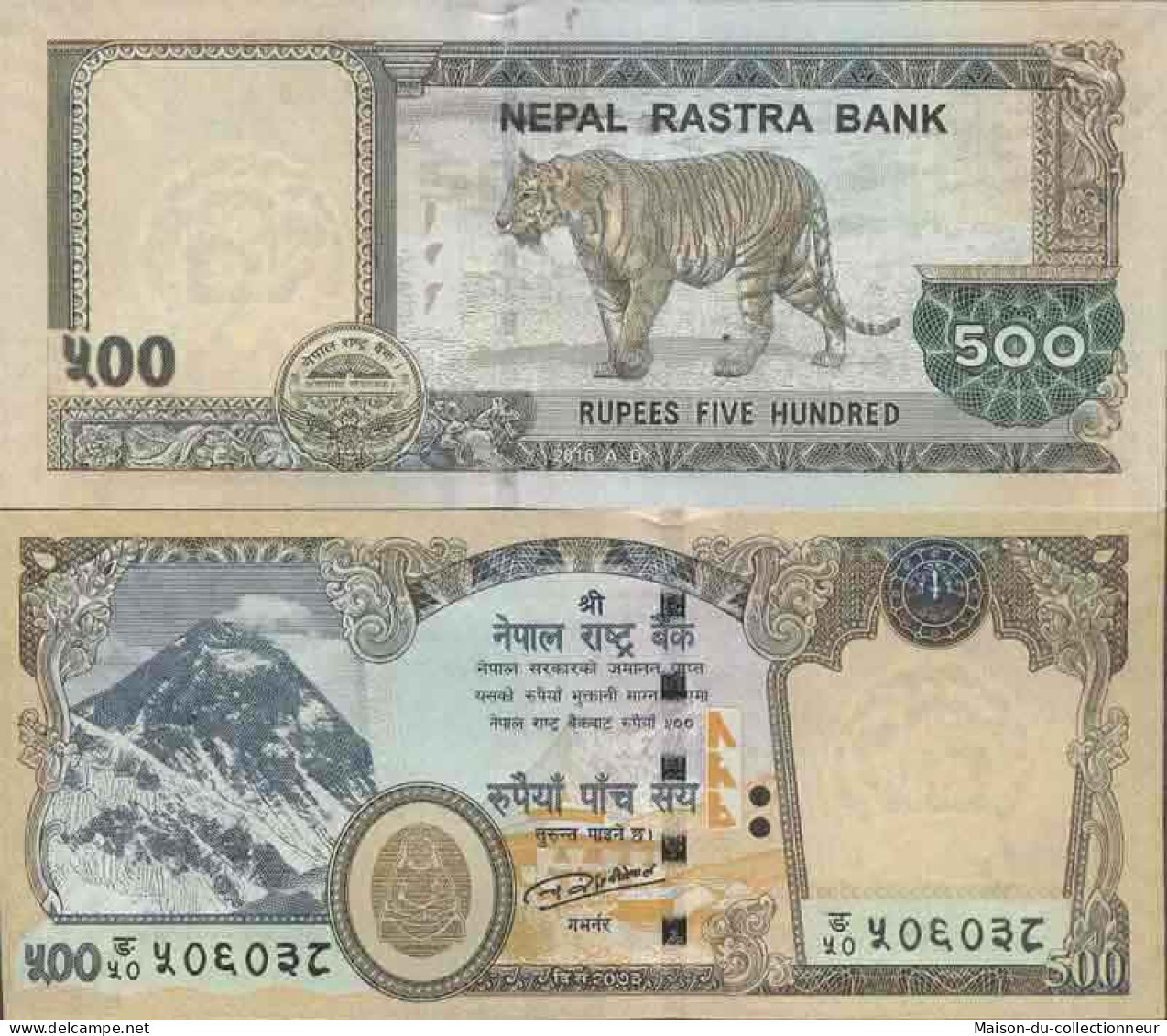 Billet De Banque Collection Népal - PK N° 999 - 500 Roupie - Nepal