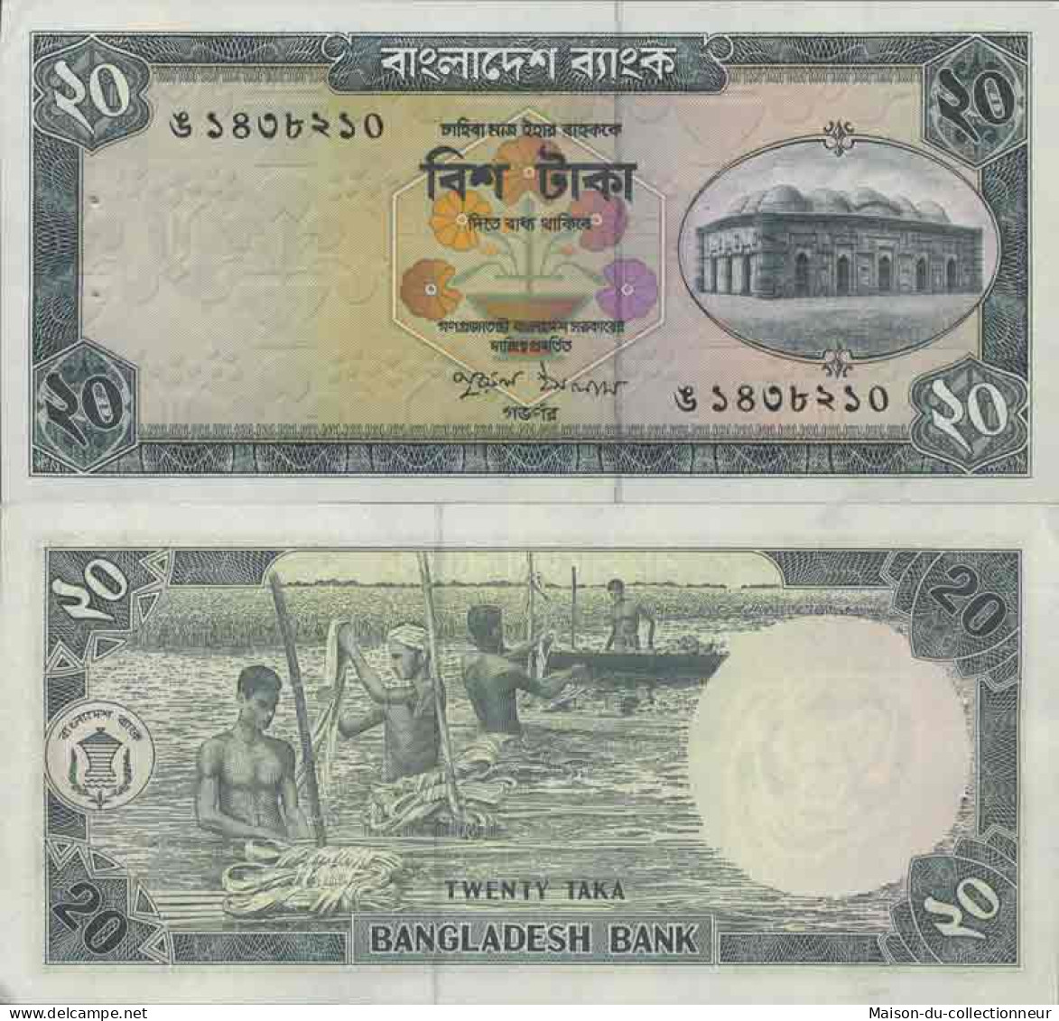 Billet De Banque Collection Bangladesh - PK N° 22 - 20 Taka - Bangladesh