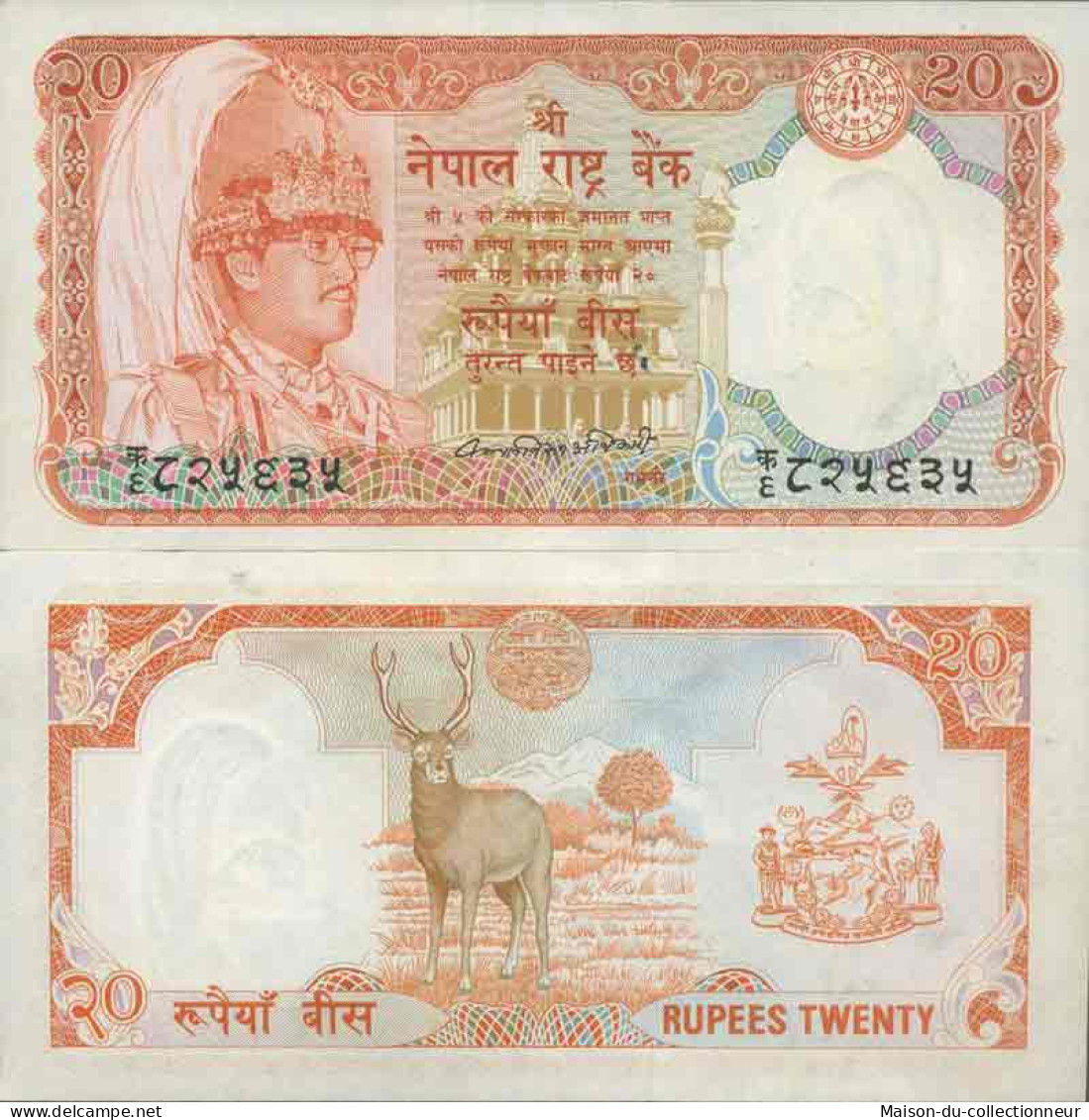 Billet De Banque Collection Nepal - PK N° 32 - 20 Rupees - Nepal