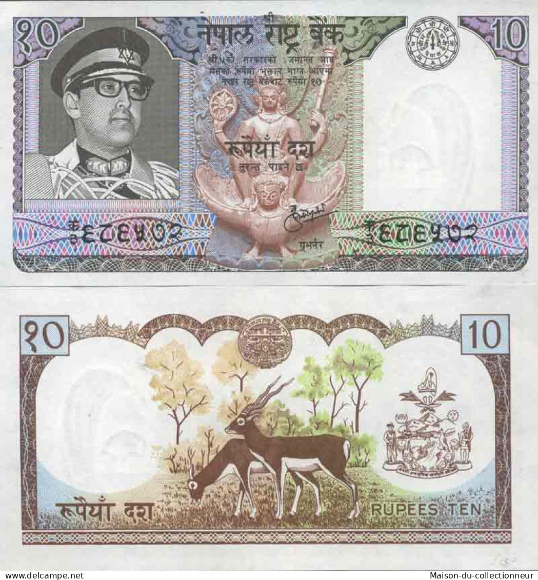 Billet De Banque Collection Nepal - PK N° 24 - 10 Rupees - Nepal